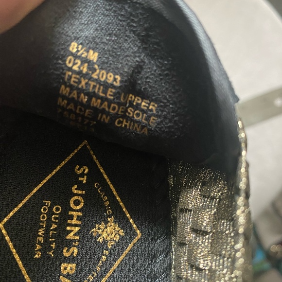 St.John Bay Platform Wedge - Size 8.5 Gold - Picture 7 of 7